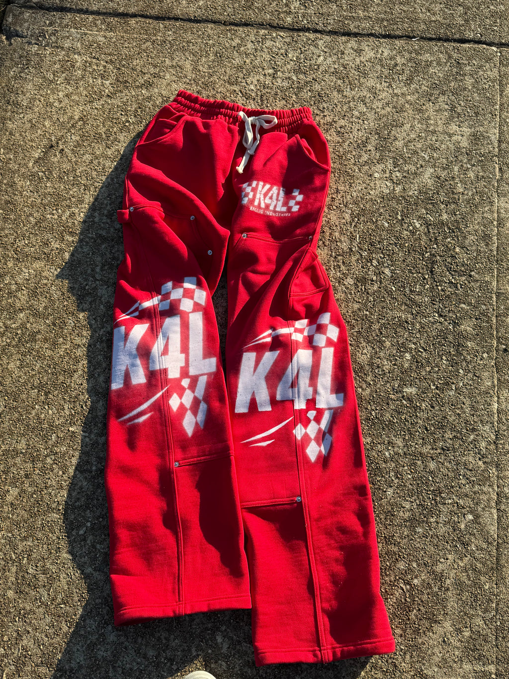 Red Racing Carpenter Sweats