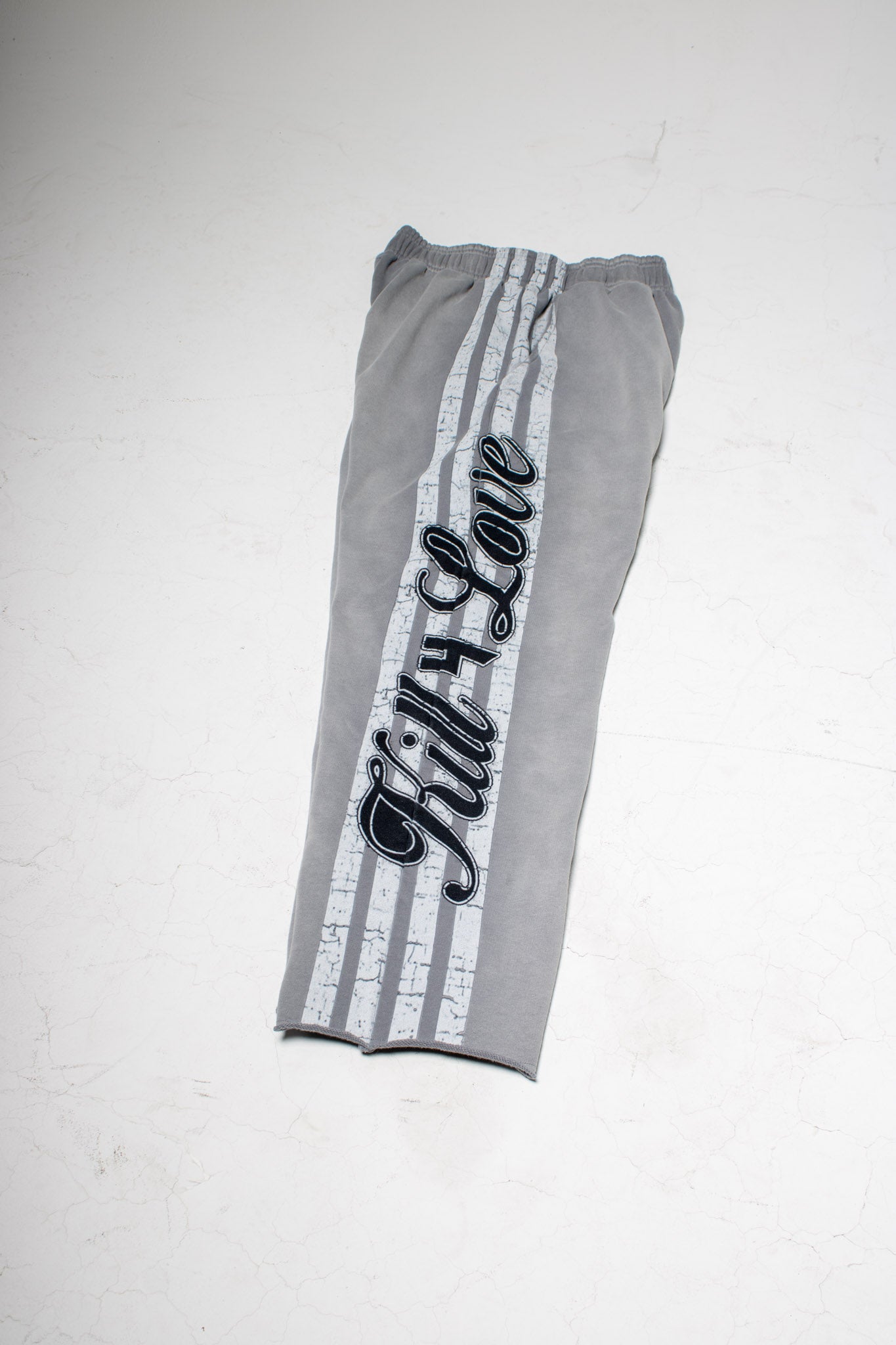 Cool Grey Patchwork Pants