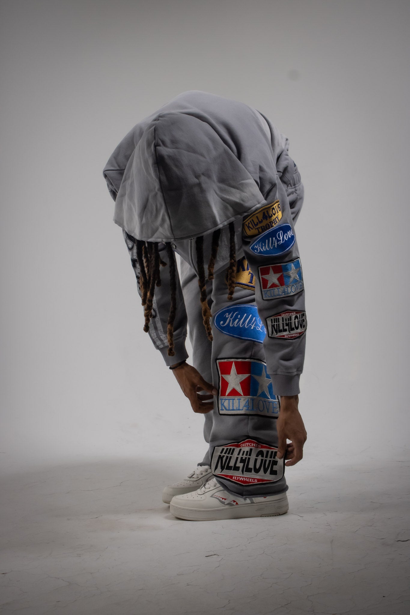 Cool Grey Patchwork Set